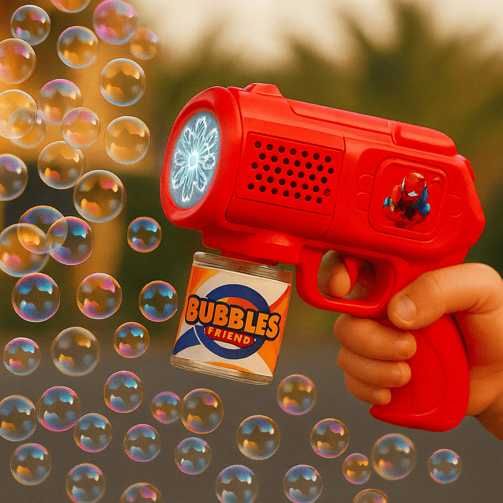 Spider man bubble gun for kids