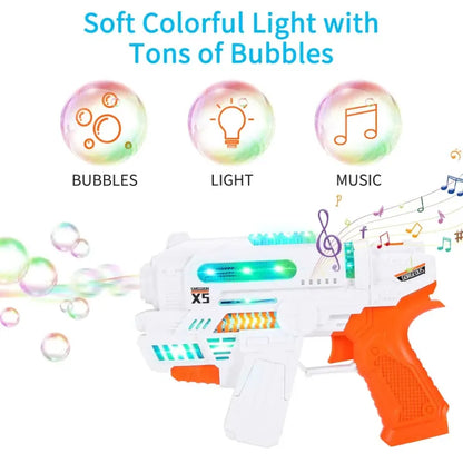 Bubble gun sound and light