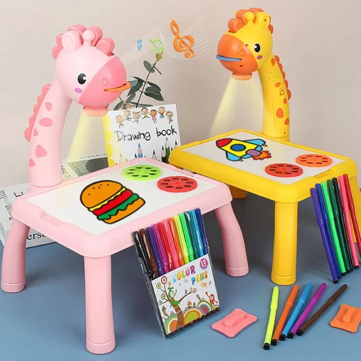 3 In 1 Kids Painting projector table