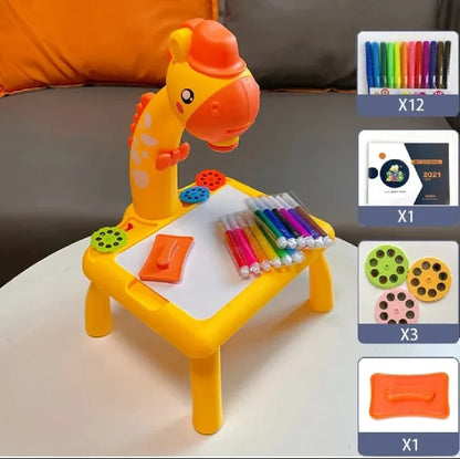 3 In 1 Kids Painting projector table
