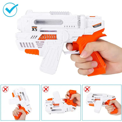 Bubble gun sound and light