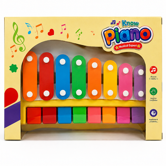 Knock piano tones