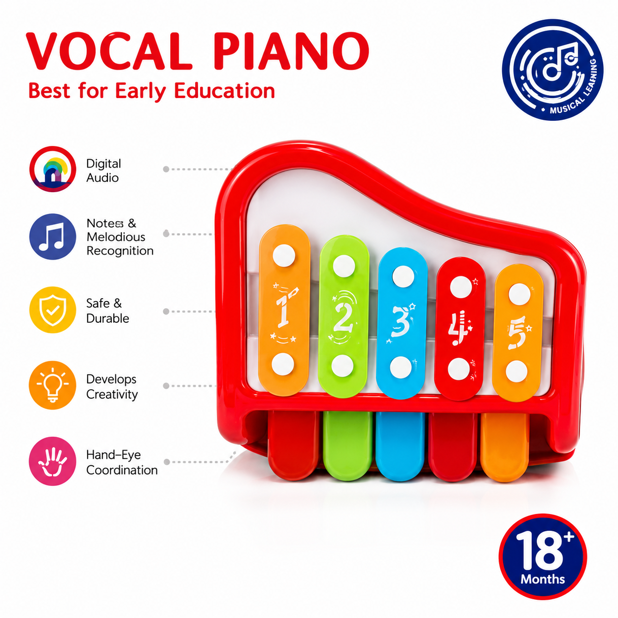 Vocal piano tones