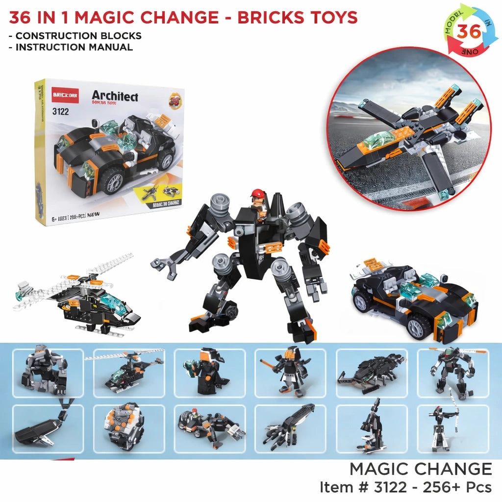 Car Change Building Blocks