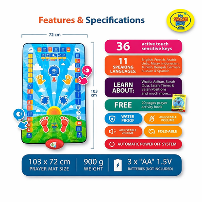 My salahmat Eleducational Prayer mat