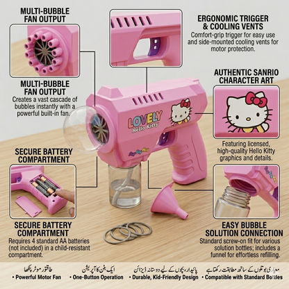 Hello Kitty Bubble Gun