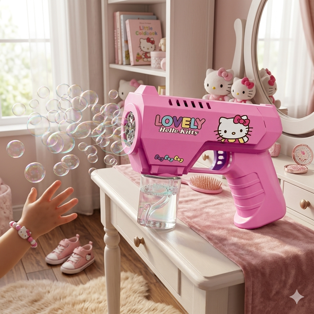 Hello Kitty Bubble Gun