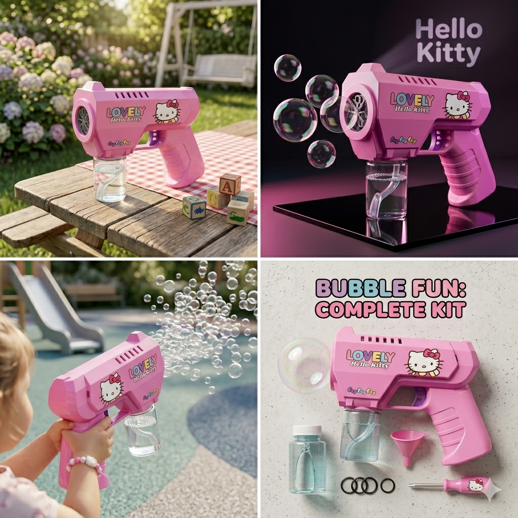 Hello Kitty Bubble Gun