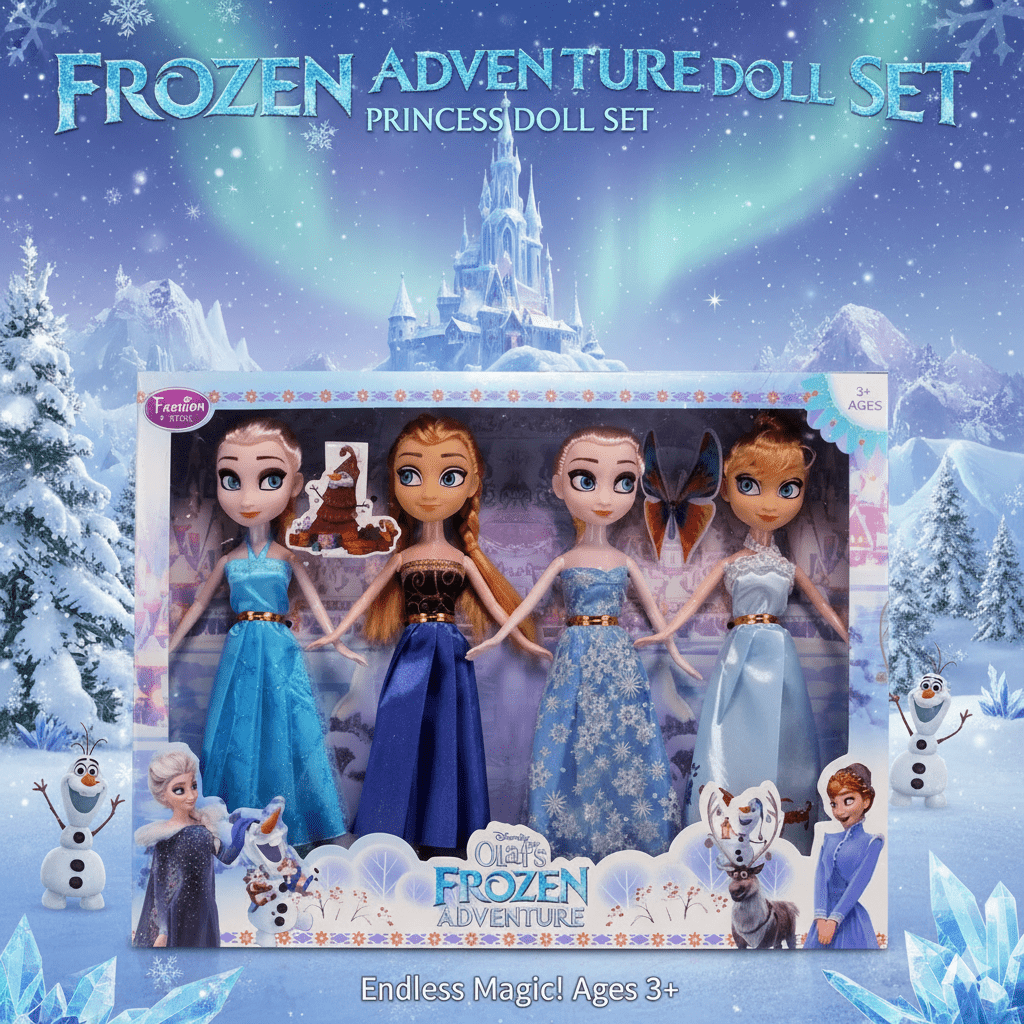 Frozen Fever Elsa Princess Doll – 4-in-1