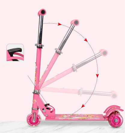 Light Wheels Kick Scooter