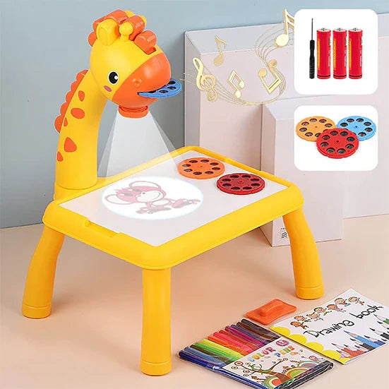 3 In 1 Kids Painting projector table