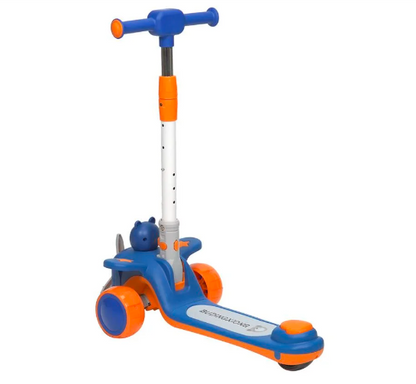 3-in-1 Foldable 3-Wheel Kids Scooter