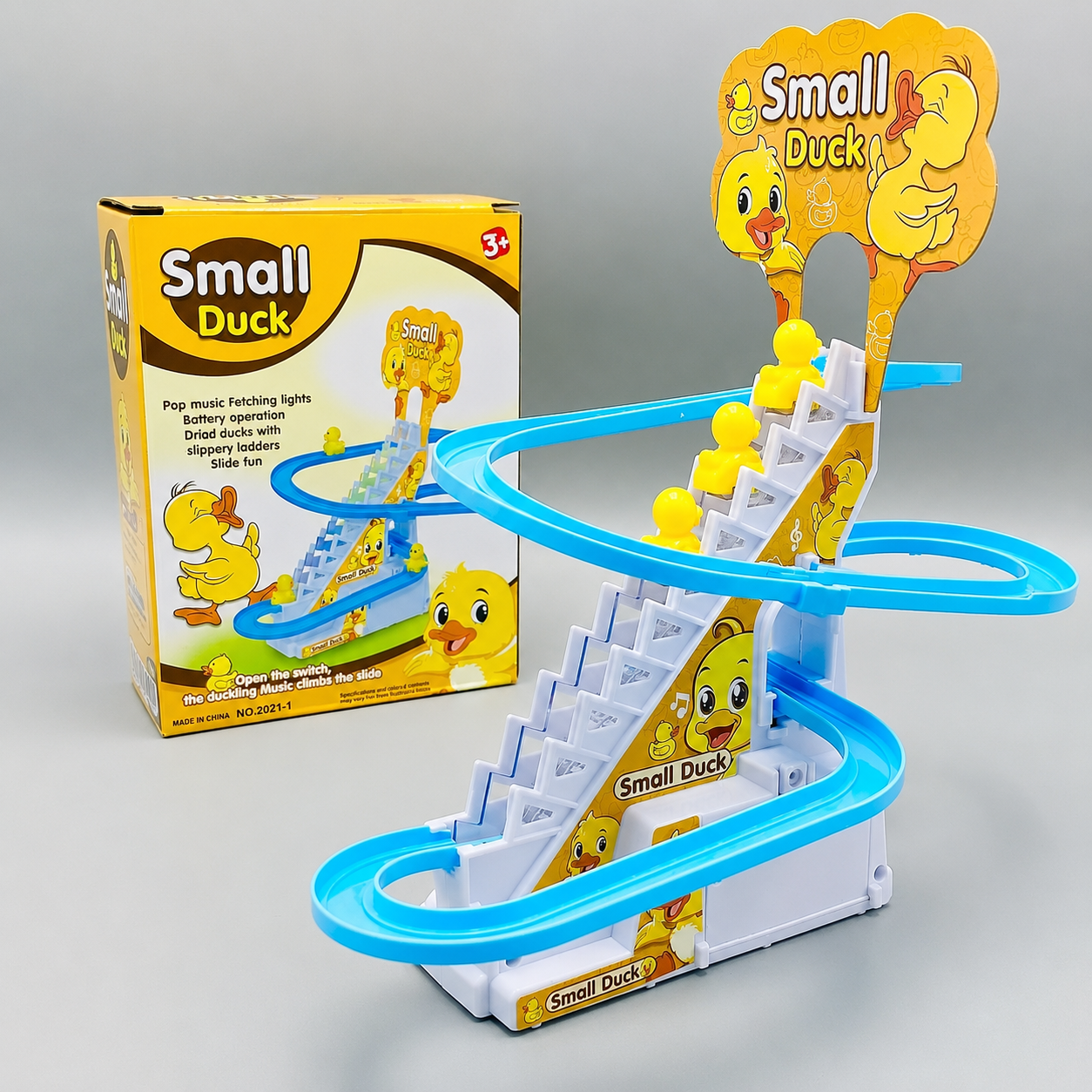Duck Climbing Stairs Toy for Kids (3 Ducks)