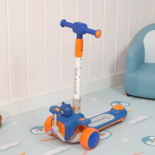 3-in-1 Foldable 3-Wheel Kids Scooter