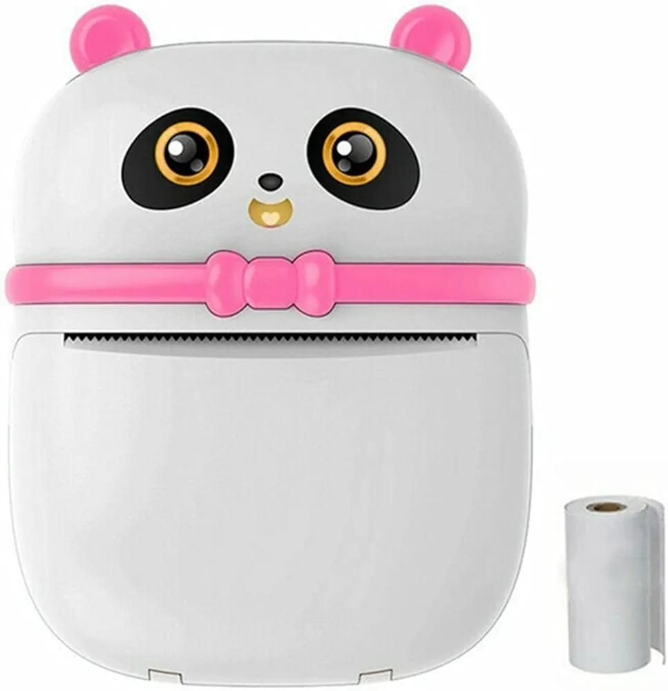 Mini printer panda face