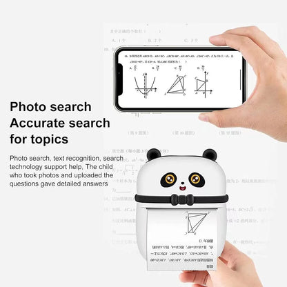 Mini printer panda face