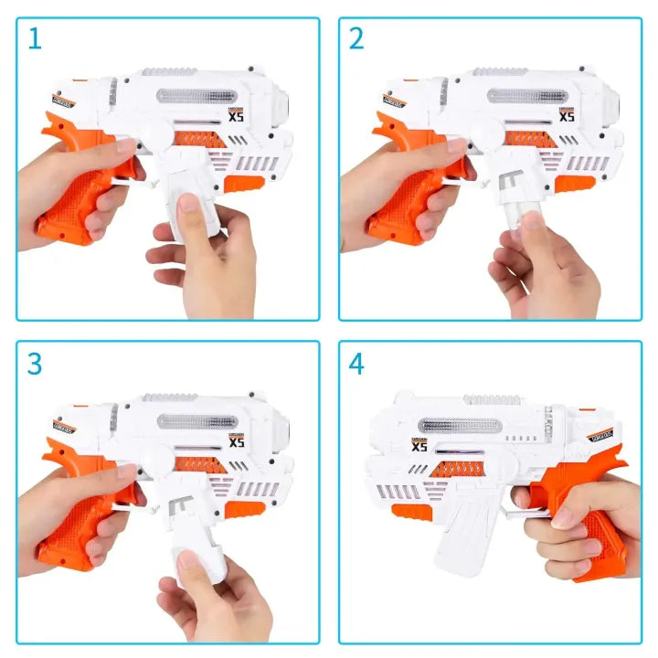 Bubble gun sound and light