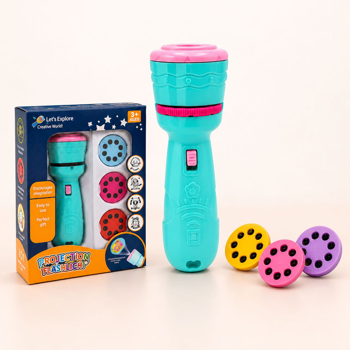 Story Projector Torch & Night Light