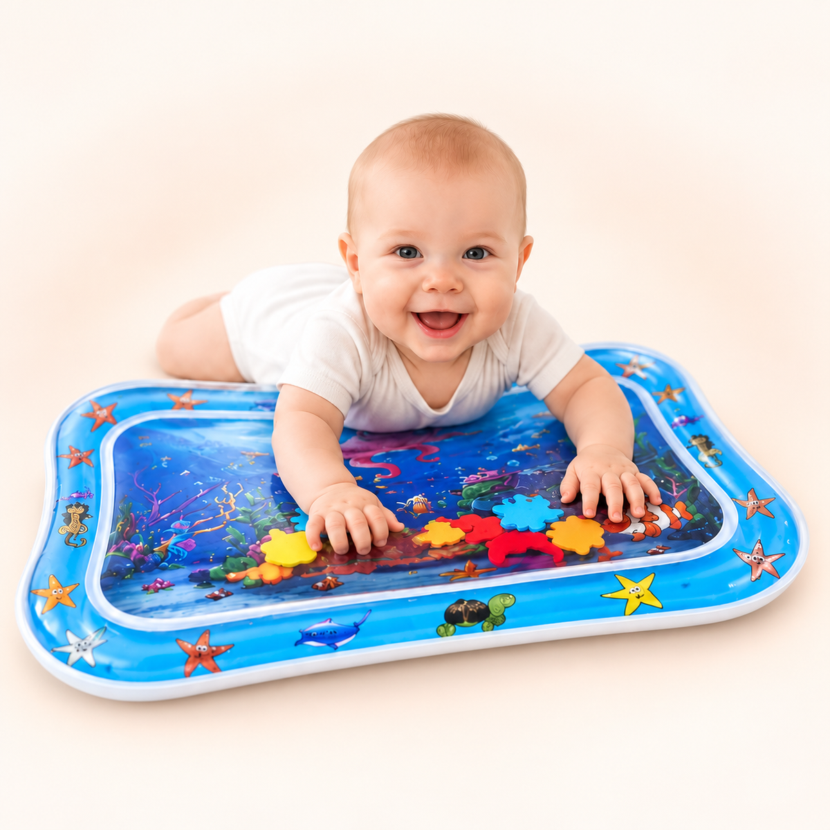 Inflatable Baby Water Play Mat for Tummy Time