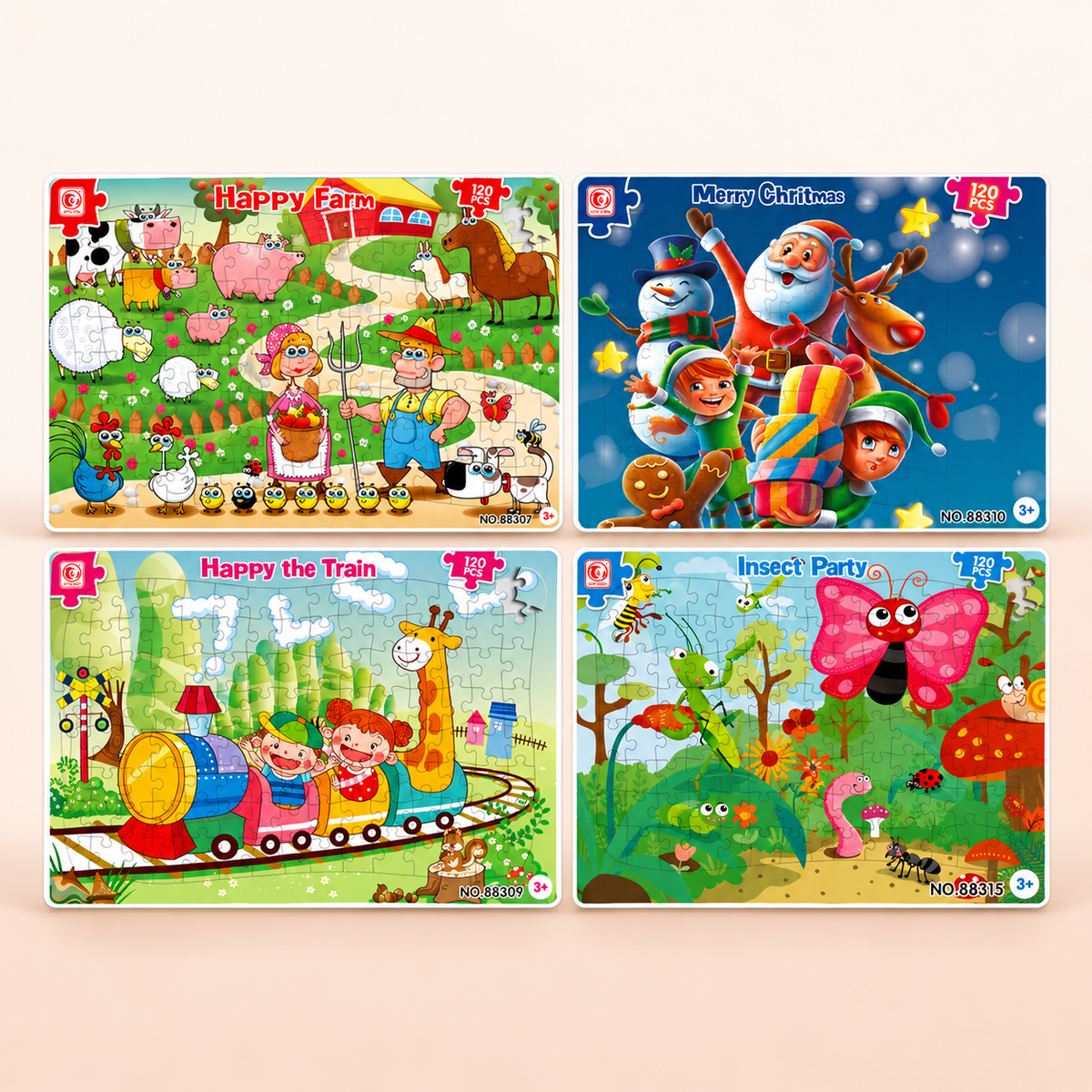 120-Piece Jigsaw Activity Puzzle – Assorted