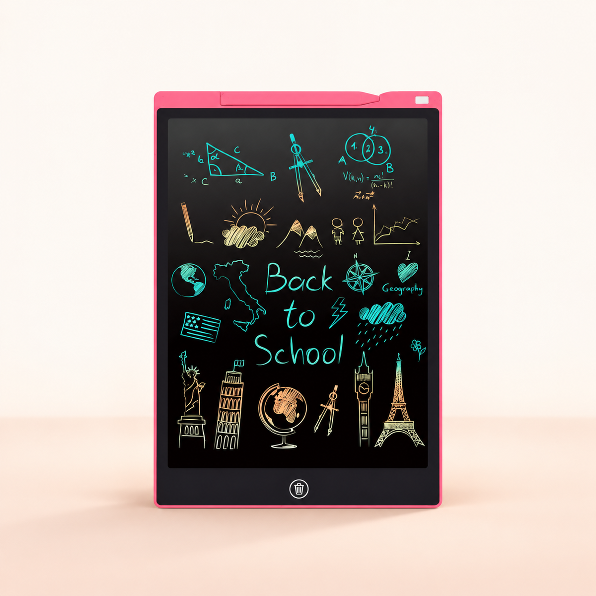 16-Inch Multicolour LCD Doodle & Erase Board