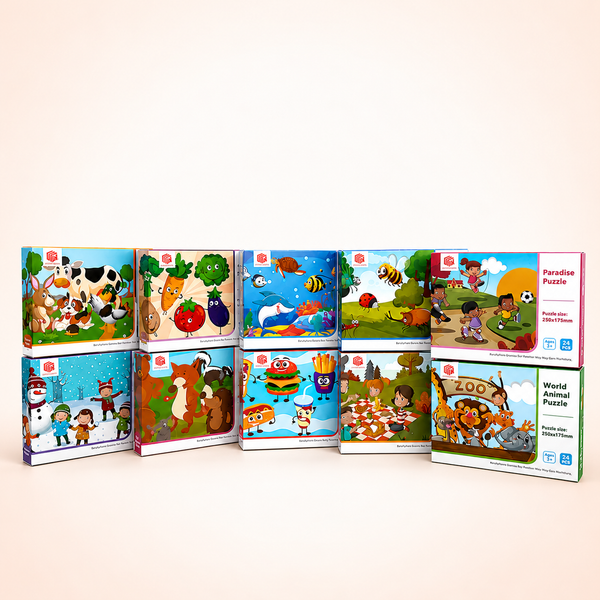 Learning Jigsaw Game – 24 Pieces, Assorted Designs