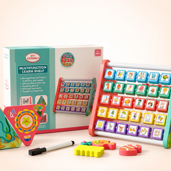 Learning & Play Activity Shelf – 5-in-1