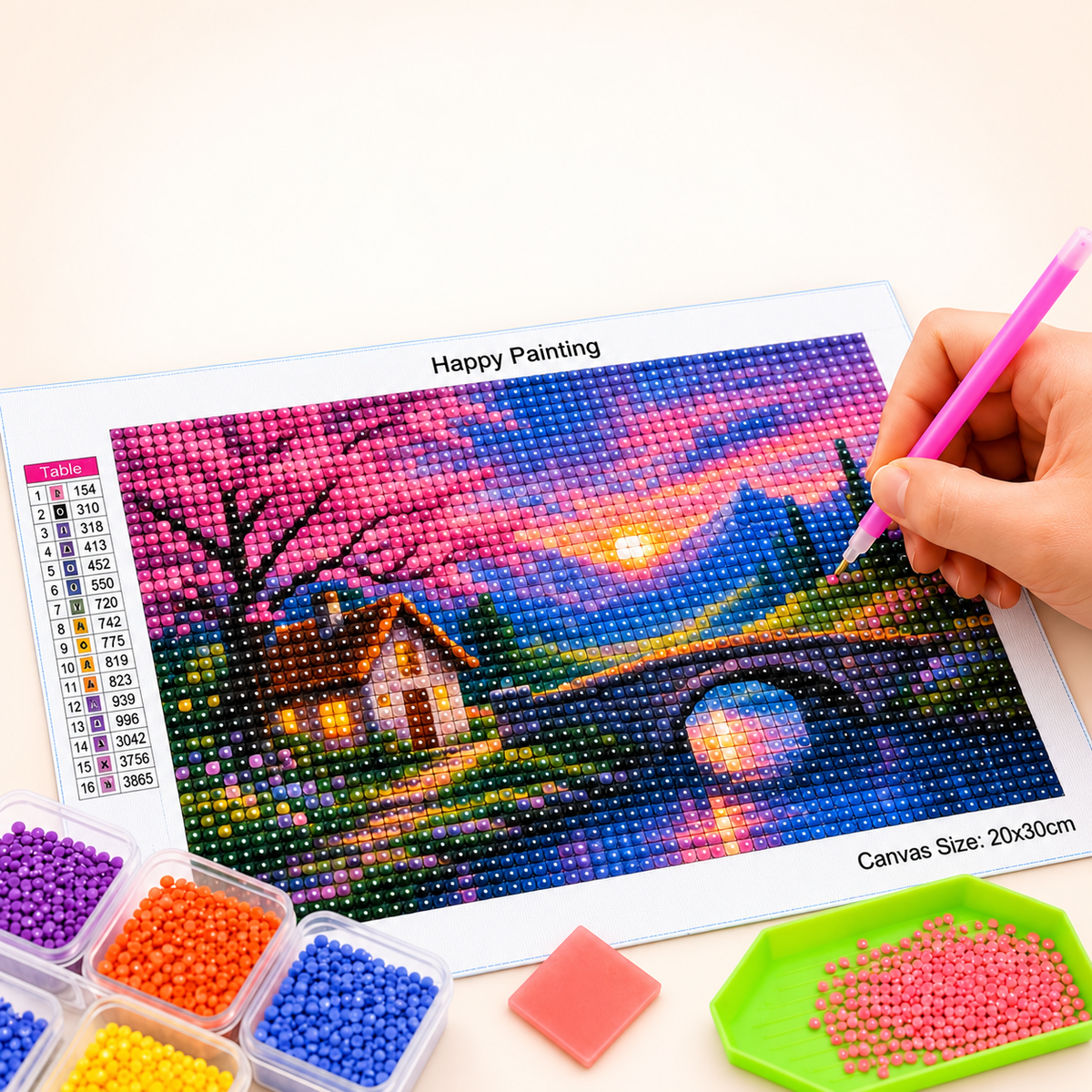 Small 5D Diamond Art Kit – Assorted Designs