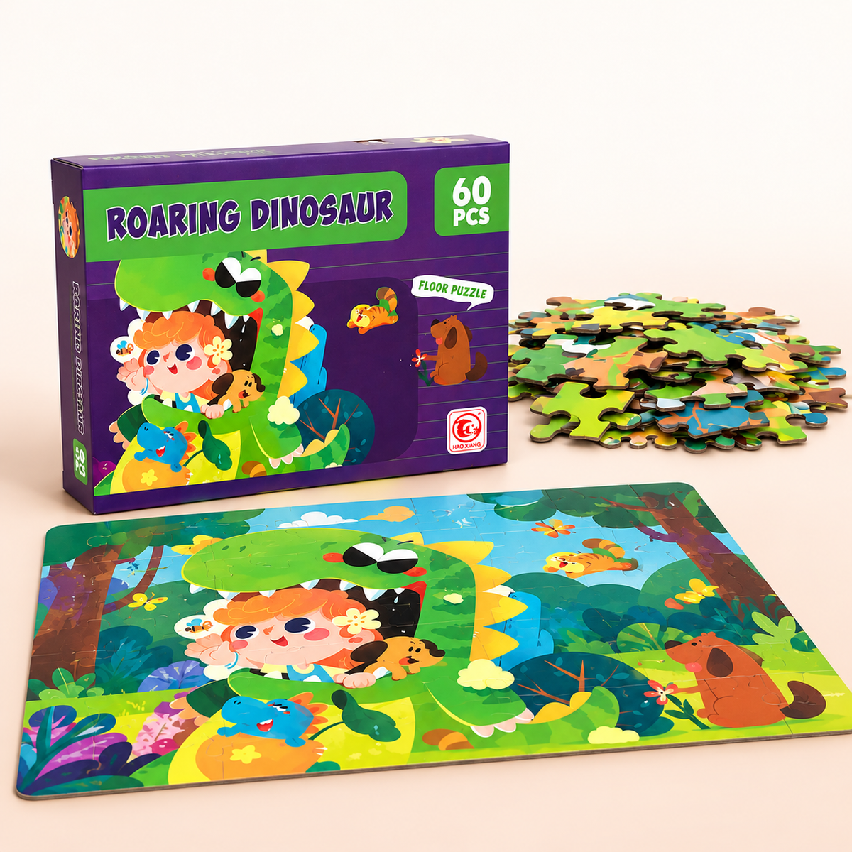 Roaring Dinosaur Jigsaw Activity Puzzle – 60 Pieces