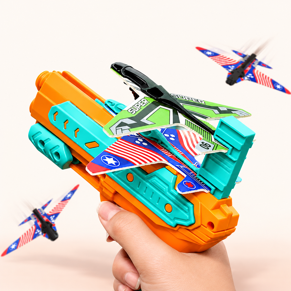 Air Battle Plane Launcher Toy – 2-in-1