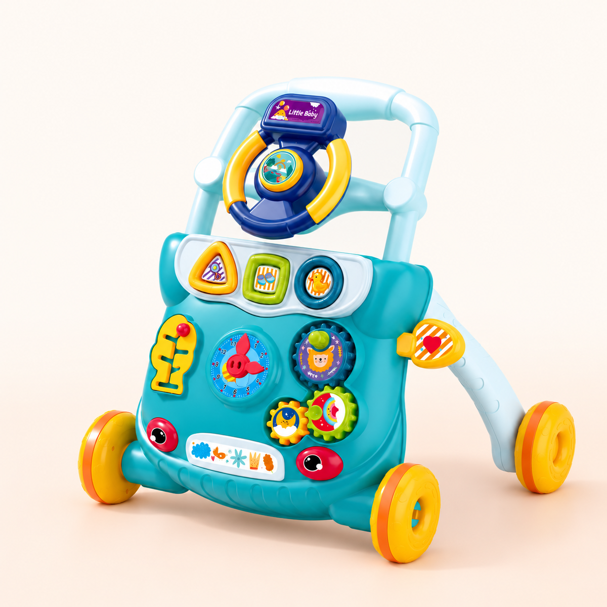 Wheeled Baby Push Walker