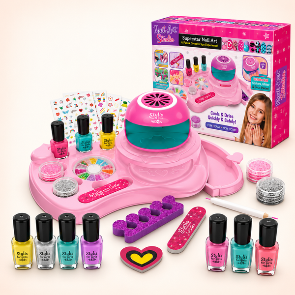 Children's Nail-Polish Kit & Dryer