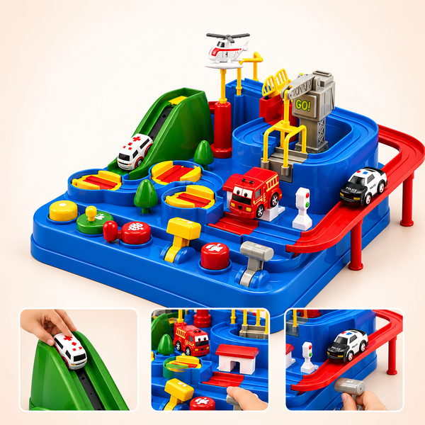 City Rescue Car Adventure Play Set