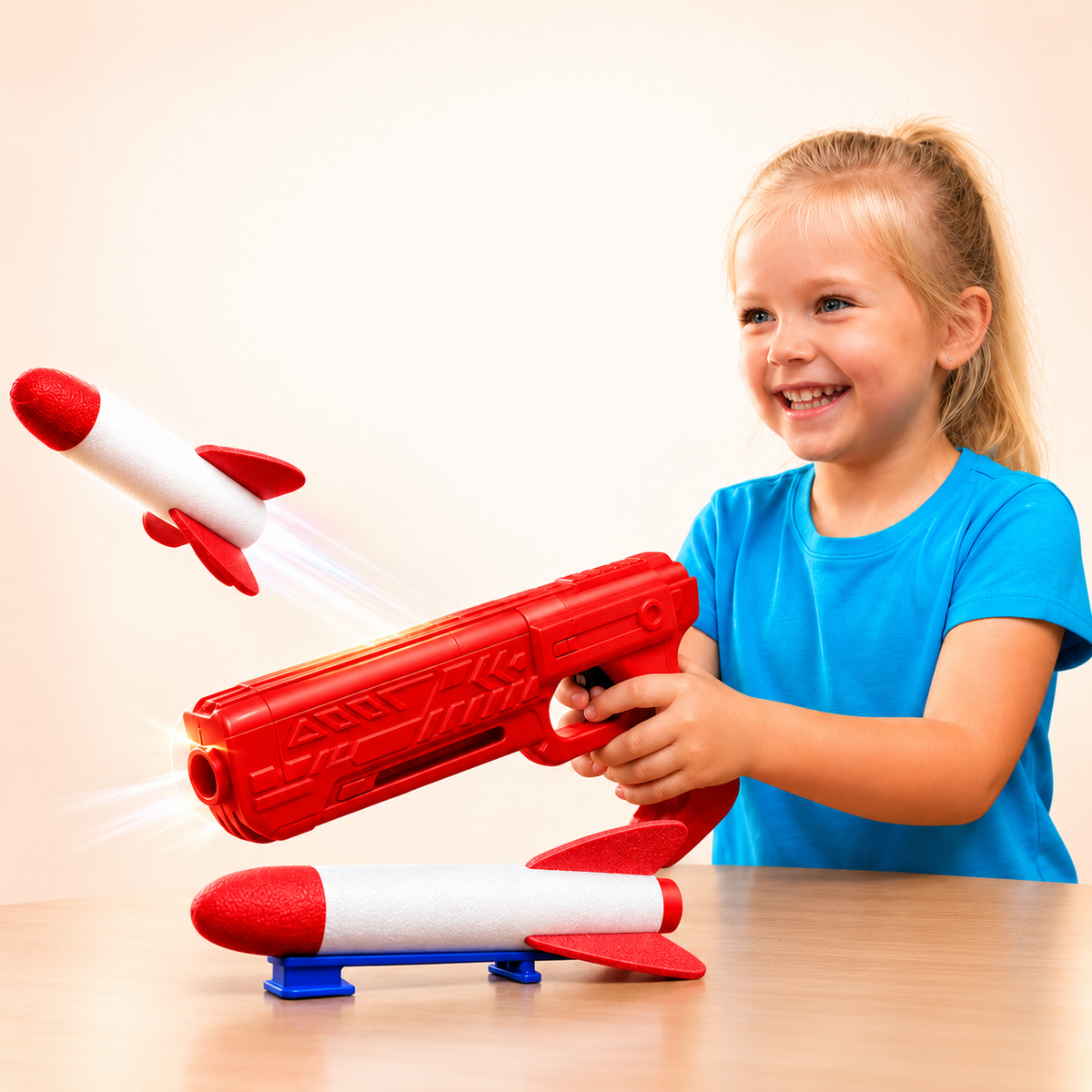 Foam Rocket & Catapult Toy Launcher