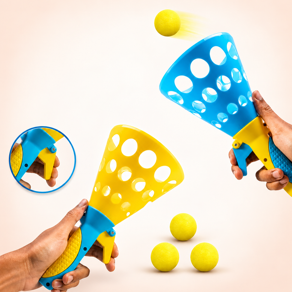 Click & Catch Ball-Launcher Play Game