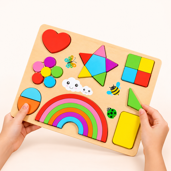 Colour-Sorting Activity Puzzle Board
