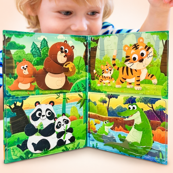 Magnetic Play Puzzle Book – Fairy, Sea & Animal Themes