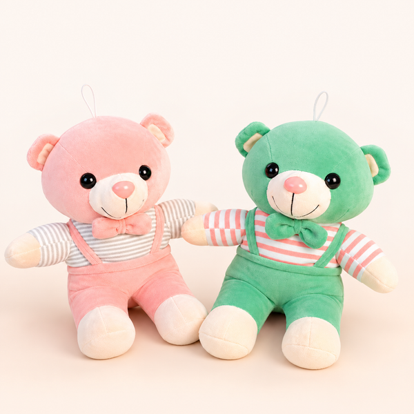 Teddy Bear Soft Plush – 25cm, Assorted Colour