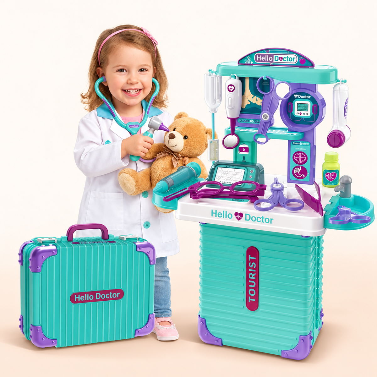 Doctor Trolley & Pretend Hospital Play Set
