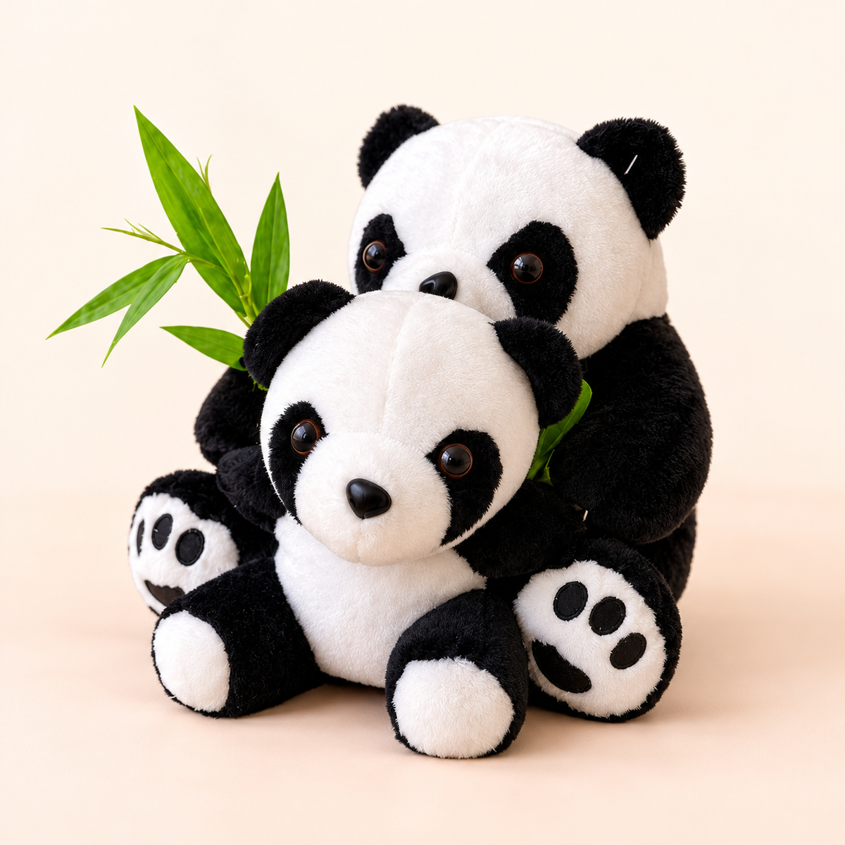 Washable Double-Panda Plush – 25cm
