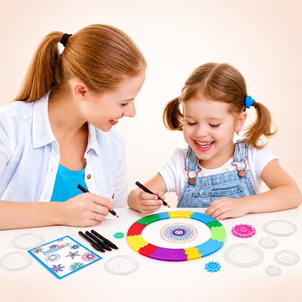 Spirograph Pattern & Drawing Set