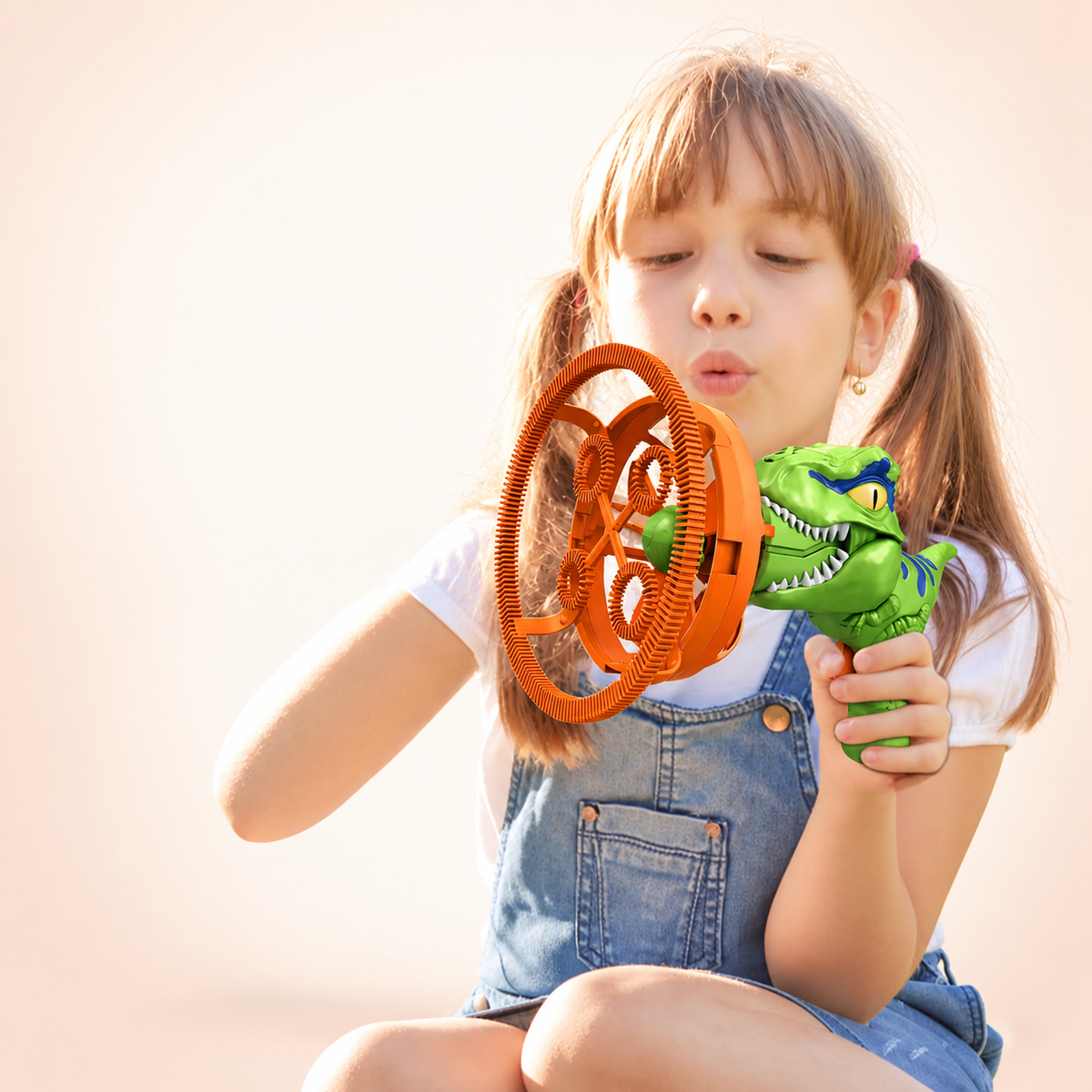 Dinosaur Electric Bubble Blaster