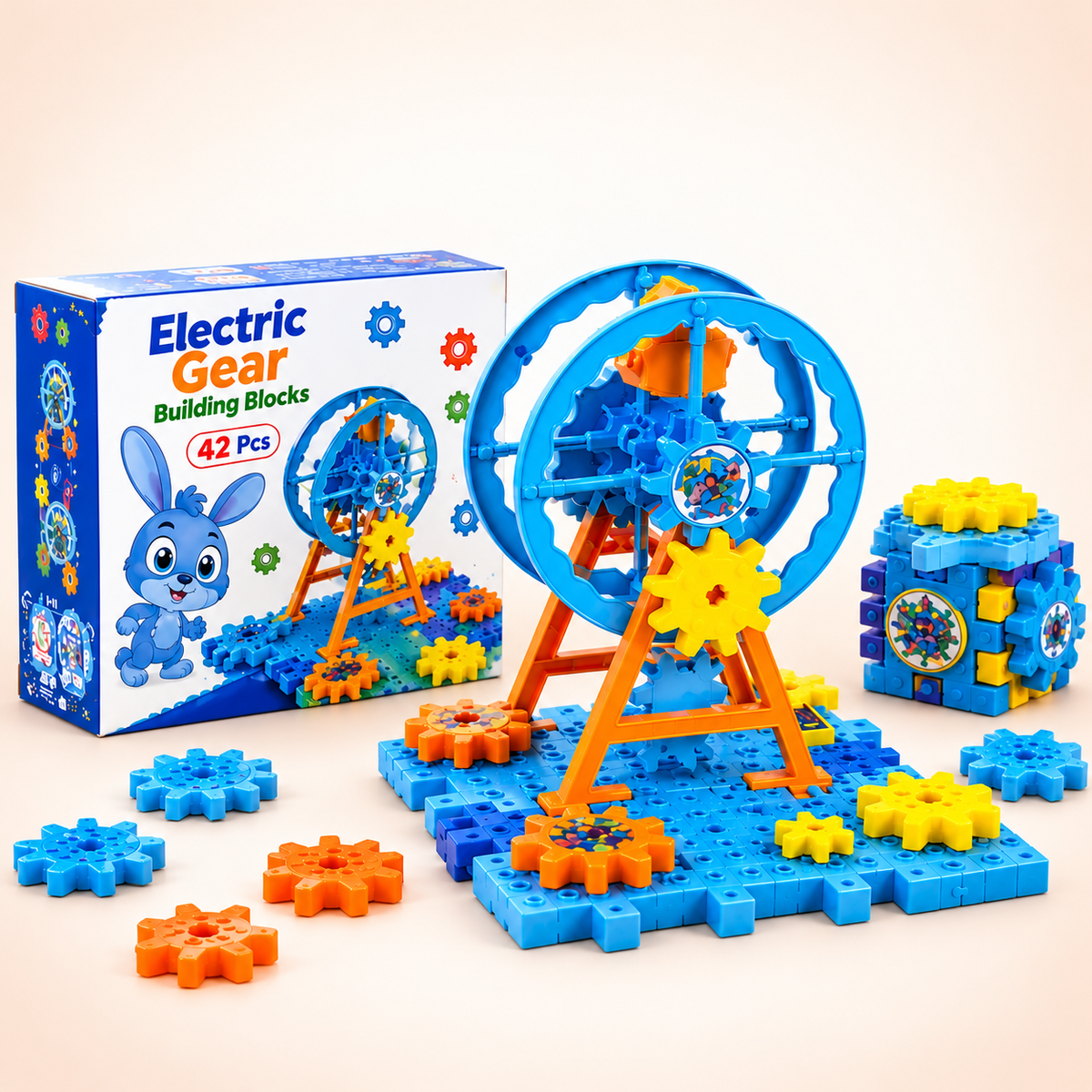 Electric Gear Construction Set – 42 Pieces