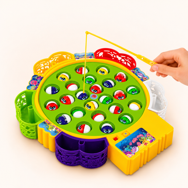 Musical Rotating Fishing Game – 24 Fish