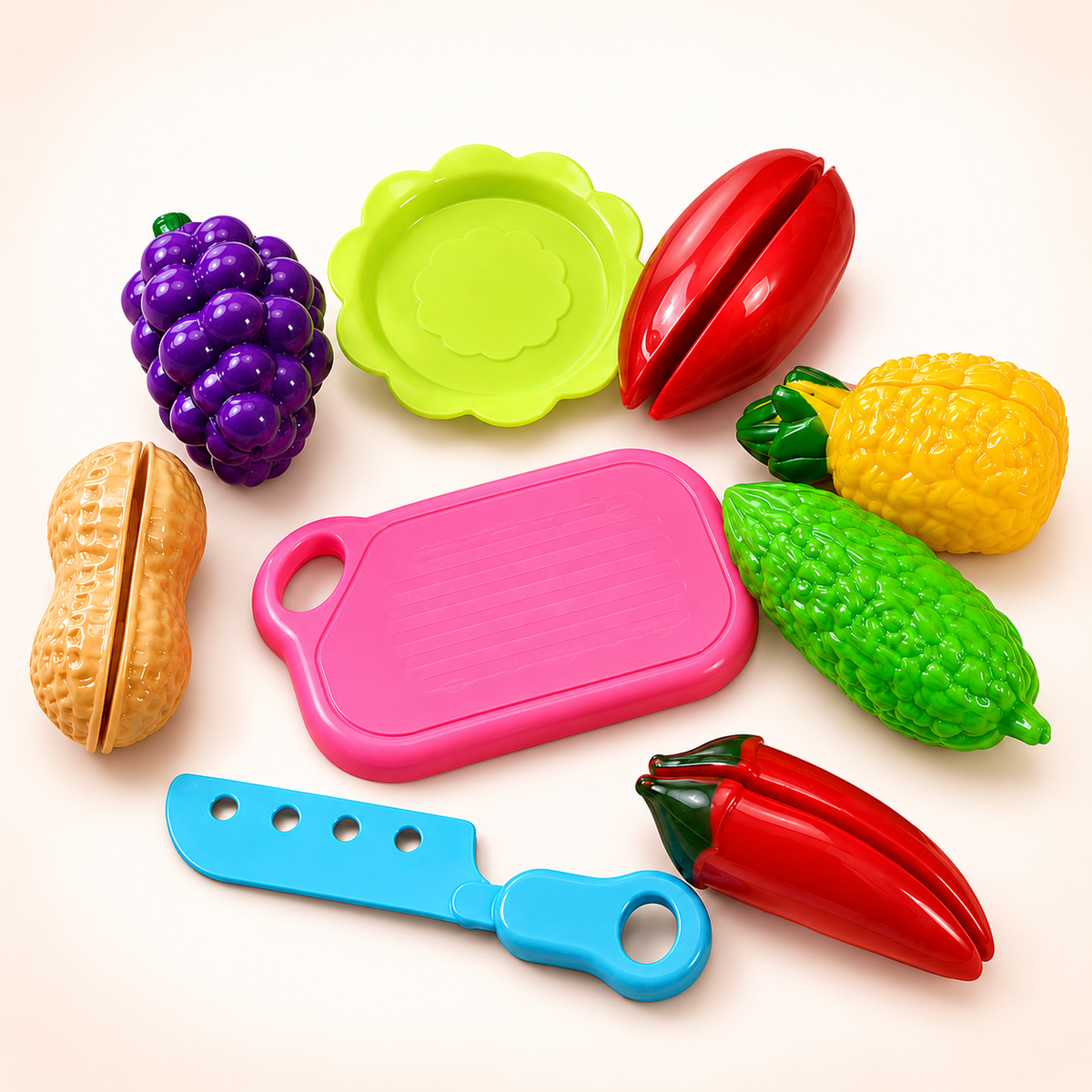 Pretend Fruit Chopping Play Set