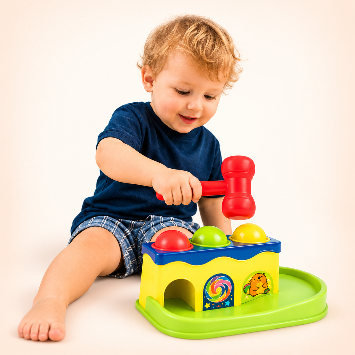 Huanger Hammer & Knock-Ball Play Toy