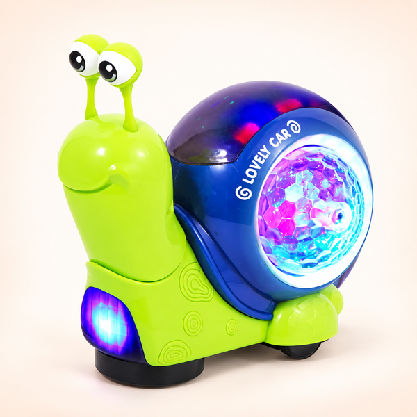 Interactive Musical Crawling Snail Play Toy