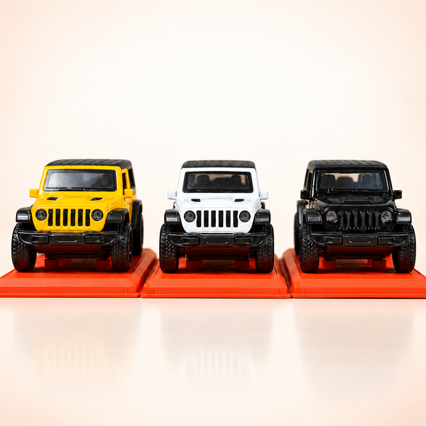 Jeep Wrangler Rubicon Diecast Model – 1:36, Assorted Colour