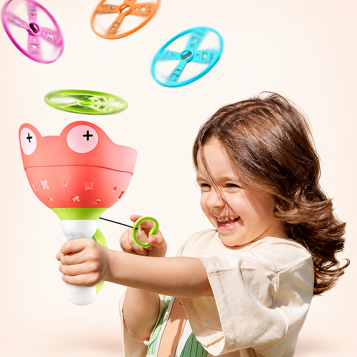 Flying Disc & Launcher Play Game