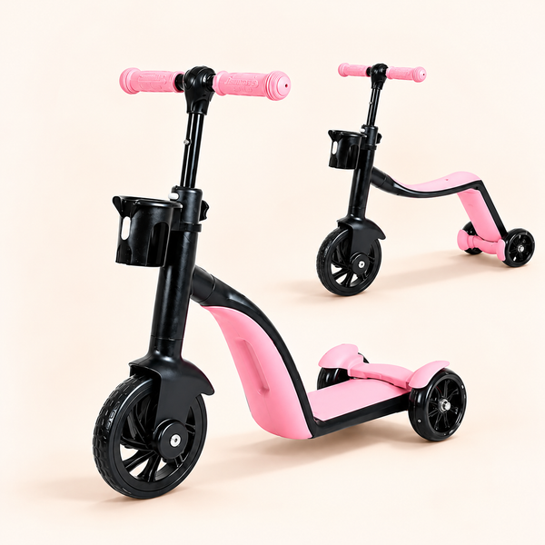 Convertible Tricycle Scooter & Balance Bike – 2-in-1